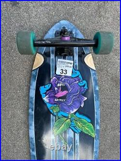 Santa Cruz Broken Promises Thorness Screaming Rose 33 Skateboard with Wheels