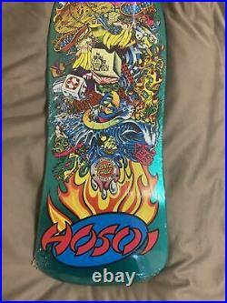 Santa Cruz Christian Hosoi Collage Candy Mint Skateboard Deck Reissue