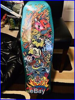 Santa Cruz Christian Hosoi Collage Skateboard Deck Re Issue HTF Rare