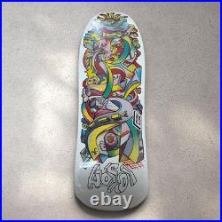 Santa Cruz Christian Hosoi PICASSO Skateboard Deck WHITE
