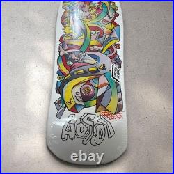 Santa Cruz Christian Hosoi PICASSO Skateboard Deck WHITE