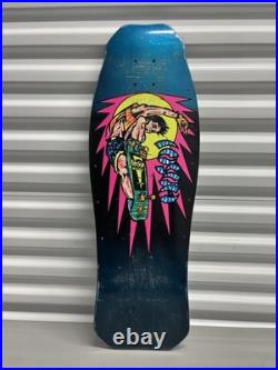 Santa Cruz Christian Hosoi Rocket Air Metallic Blue & Black Reissue Deck
