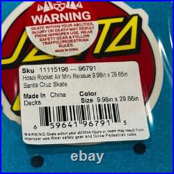Santa Cruz, Christian Hosoi, Rocket Air Mini, Reissue Skateboard Deck, Fade, NIS