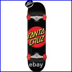 Santa Cruz Classic Dot Super Micro Skateboard 7.25in x 27in Complete Set