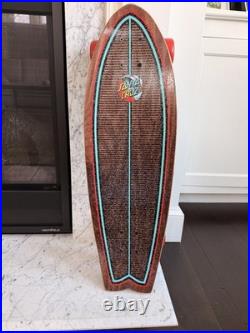 Santa Cruz Classic wave splice 8.8 x 27.7 shark Cruiser skateboard