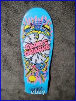 Santa Cruz Claus Grabke EXPLODING CLOCK Reissue Skateboard Deck 50th Anniversary