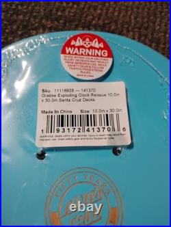 Santa Cruz Claus Grabke EXPLODING CLOCK Reissue Skateboard Deck 50th Anniversary