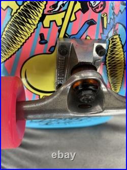 Santa Cruz Claus Grabke EXPLODING CLOCK Skateboard Complete Excellent