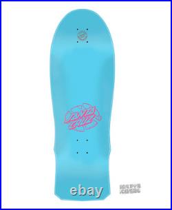 Santa Cruz Claus Grabke Exploding Clock 50th Anniversary Reissue Deck, Blue