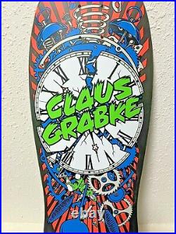 Santa Cruz Claus Grabke Exploding Clock Blacklight Matte Finish Skateboard Deck