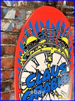 Santa Cruz Claus Grabke Exploding Clock Reissue Please Read My Item Description