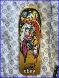Santa Cruz Claus Grabke Exploding Clock Reissue Skateboard Deck
