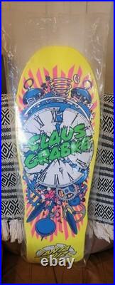 Santa Cruz Claus Grabke Exploding Clock Reissue Skateboard Deck 10.04 x 29.83