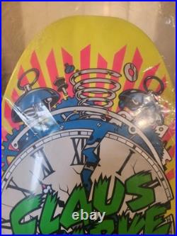 Santa Cruz Claus Grabke Exploding Clock Reissue Skateboard Deck 10.04 x 29.83