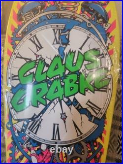 Santa Cruz Claus Grabke Exploding Clock Reissue Skateboard Deck 10.04 x 29.83