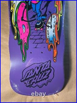 Santa Cruz Claus Grabke Melting Clock Reissue Skateboard Deck Jim Phillips Art