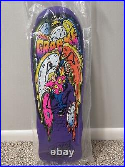 Santa Cruz Claus Grabke Melting Clock Reissue Skateboard Jim Phillips Art NOS