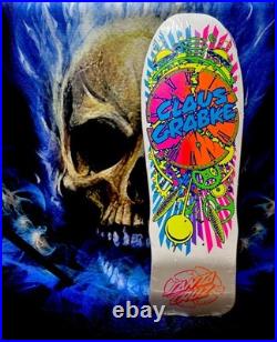 Santa Cruz Claus Grabke Neon Exploding Clock BRAND NEW Powell Peralta
