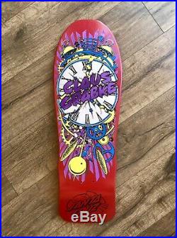 Santa Cruz Claus Grabke Skateboard OG Exploding Clocks SC Deck