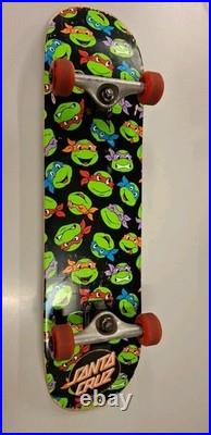 Santa Cruz Complete Skateboard TMNT Bullet Trucks. Skated, Needs Adjusting