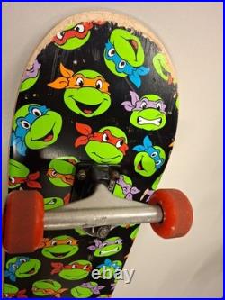 Santa Cruz Complete Skateboard TMNT Bullet Trucks. Skated, Needs Adjusting