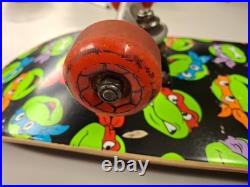 Santa Cruz Complete Skateboard TMNT Bullet Trucks. Skated, Needs Adjusting