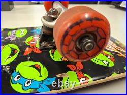 Santa Cruz Complete Skateboard TMNT Bullet Trucks. Skated, Needs Adjusting