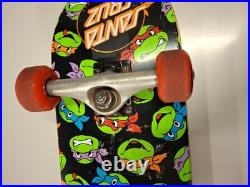 Santa Cruz Complete Skateboard TMNT Bullet Trucks. Skated, Needs Adjusting