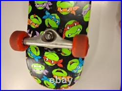 Santa Cruz Complete Skateboard TMNT Bullet Trucks. Skated, Needs Adjusting