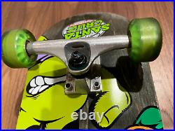 Santa Cruz Complete Skateboard TMNT Screaming Hands Rick & Morty Pickle Deck WOW