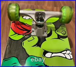 Santa Cruz Complete Skateboard TMNT Screaming Hands Rick & Morty Pickle Deck WOW