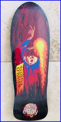 Santa Cruz Corey O'Brien Reaper Reissue Skateboard Deck Black RARE