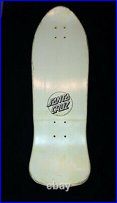 Santa Cruz Corey O'Brien Reaper skateboard deck White and Black