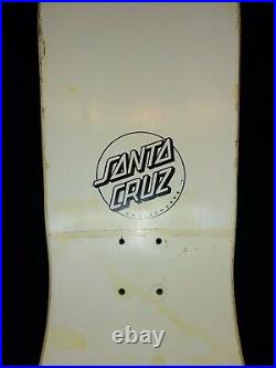 Santa Cruz Corey O'Brien Reaper skateboard deck White and Black