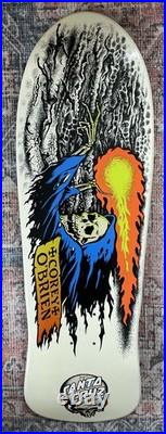 Santa Cruz Corey Obrien Reaper Skateboard Deck White 2006 reissue limited RARE