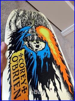 Santa Cruz Corey Obrien Reaper Skateboard Deck White 2006 reissue limited rare