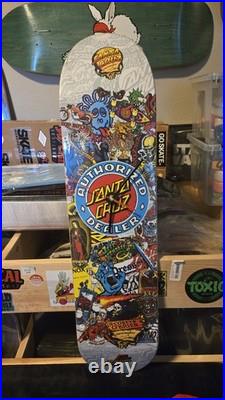 Santa Cruz Dealer clock Skateboard Jessee Grosso OBrian Knox Salba Kendall Boyle