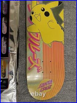 Santa Cruz Decks Pokemon Blind Bag Skateboard Deck PIKACHU! New RARE! LIMITED