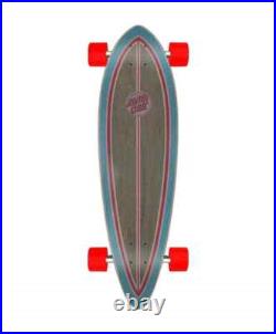 Santa Cruz Decoder Wave TEAL RED Pintail Longboard SKATEBOARD Complete 9.2x33