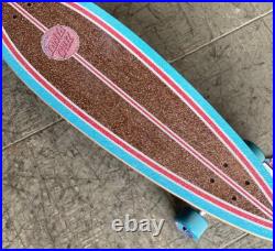 Santa Cruz Decoder Wave TEAL RED Pintail Longboard SKATEBOARD Complete 9.2x33