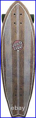 Santa Cruz Doodle Shark MID Cruzer Complete Skateboard Purple 9.75in X 32.92in