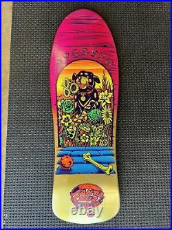 Santa Cruz Dressen Pup skateboard Deck Multicolor fade dip