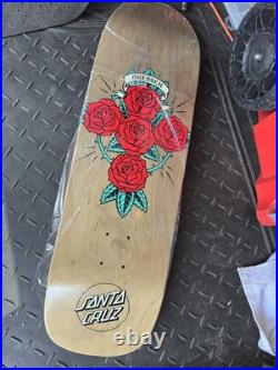 Santa Cruz Dressen Rose Cross Skateboard Deck