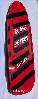 Santa Cruz Duane Peters Pro Model Skateboard Skate Deck Routed rails