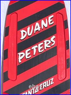 Santa Cruz Duane Peters Pro Model Skateboard Skate Deck Routed rails