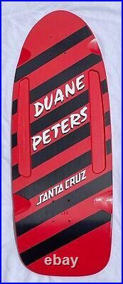 Santa Cruz Duane Peters Pro Model Skateboard Skate Deck Routed rails