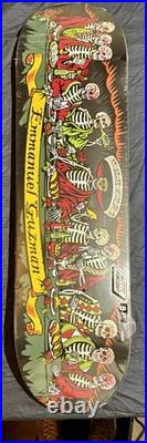 Santa Cruz Emmanuel Guzman Deck Skeleton Graphic Art Theme Skateboard