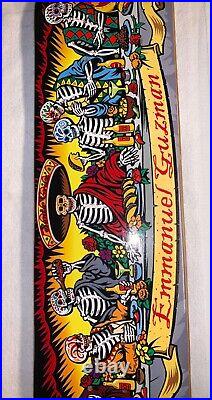 Santa Cruz Emmanuel Guzman Dining with the Dead Skateboard Deck original print