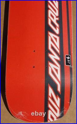 Santa Cruz Eric Dressen Eyes Everslick Reissue Skateboard Deck Rare