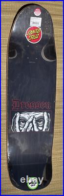 Santa Cruz Eric Dressen Eyes Everslick Skateboard Deck old school slick bottom
